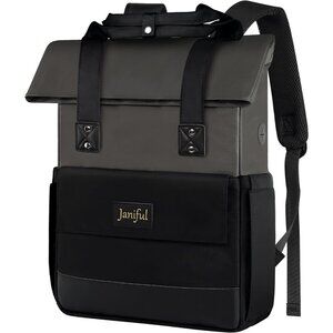 Women, Tote Wide Top Open Travel Airline Daypack Fits 15.6 Inch Notebook